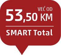 Već od 53,50 KM uz SMART Total