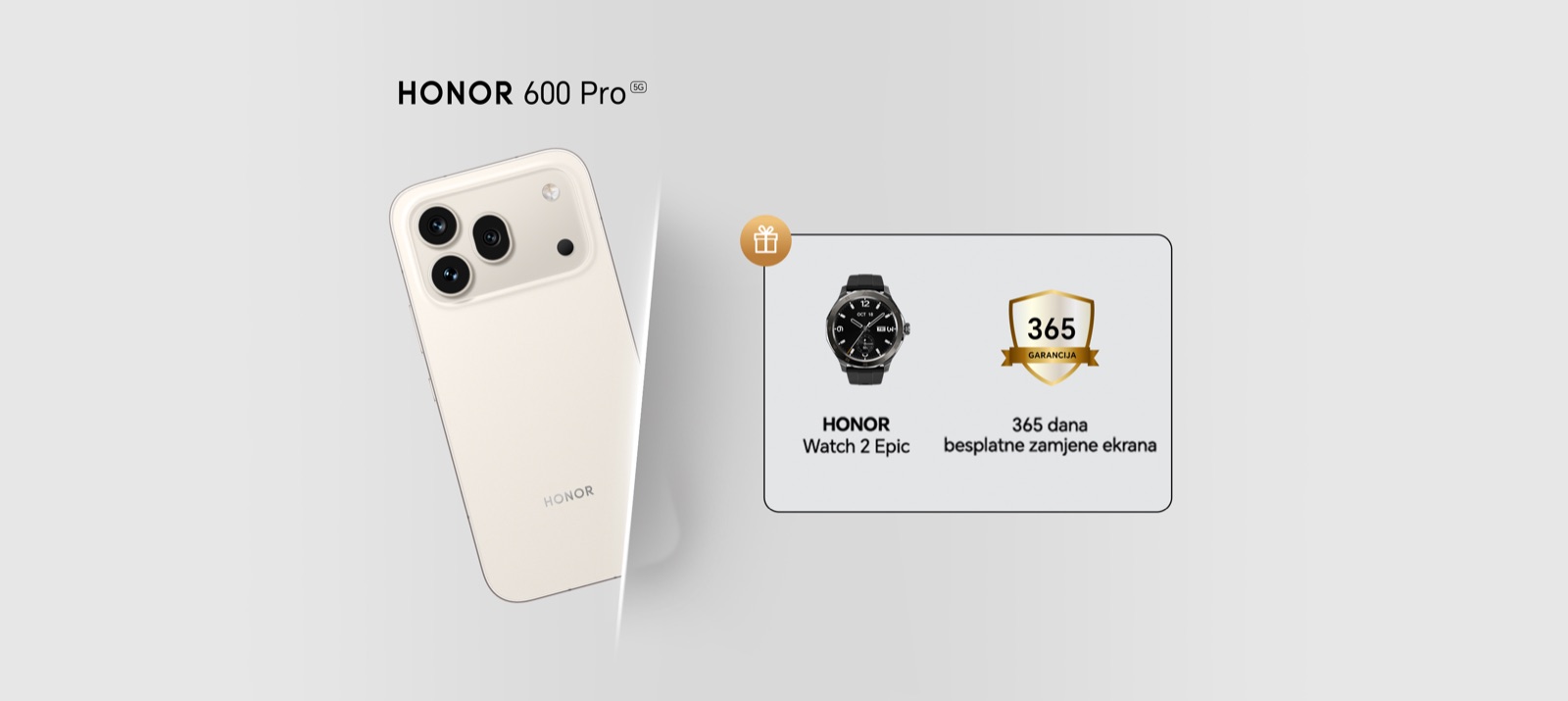 HONOR 600 Pro – poklon HONOR Watch 2 Epic i 365 dana besplatne zamjene ekrana