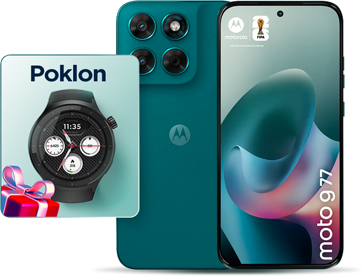 Motorola g77 i poklon Moto Watch