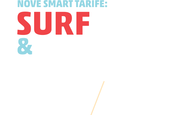 Nove smart tarife SURF&TOTAL