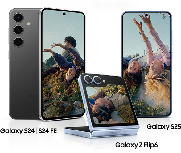 Samsung Galaxy S24, S24 FE, S25 i Z Flip6