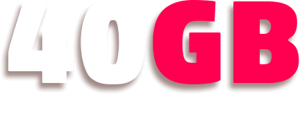 40 GB mjesečno