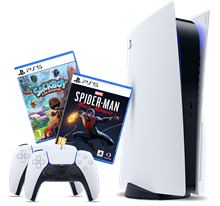 Sony PlayStation 5+DS5 Controller+Sackboy+Spider-Man: Miles Morales