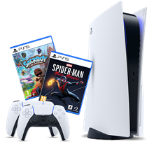 Sony PlayStation 5+DS5 Controller+Sackboy+Spider-Man: Miles Morales Sony PlayStation 5+DS5 Controller+Sackboy+Spider-Man: Miles Morales